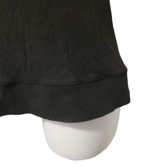 3/$20Vintage Y2K Black Plain Top Blouse Size: Small - Picture 3 of 5